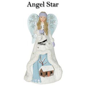 Angel Star Winter Wonderful Grace Angel Figurine